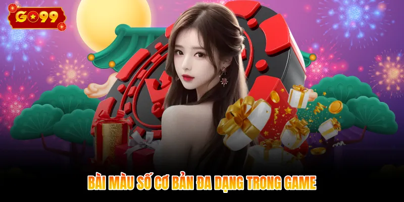 Bài màu số cơ bản đa dạng trong game