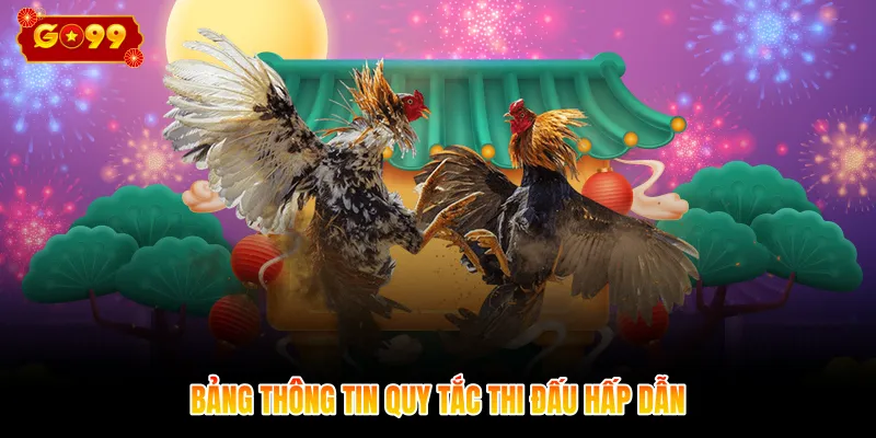 Bảng thông tin quy tắc thi đấu hấp dẫn